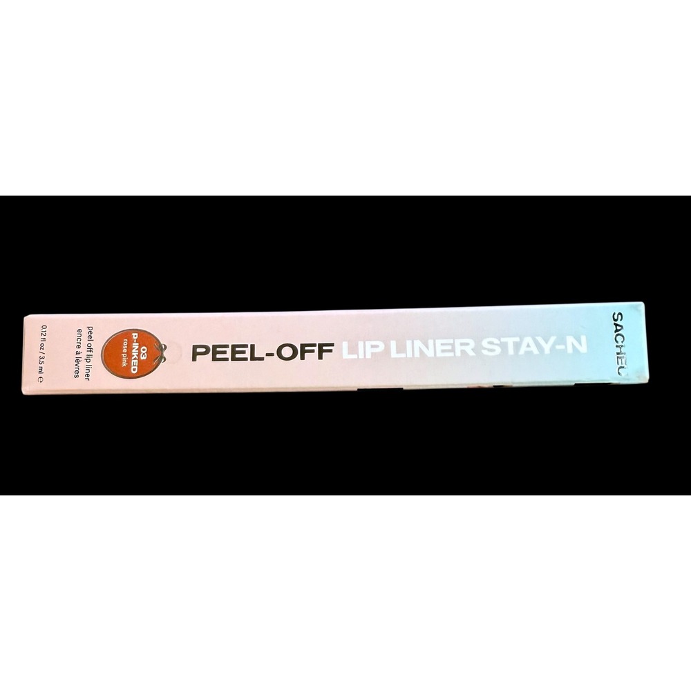 SACHEU Beauty‎ Peel Off Lip Liner Stay-N 03 p-INKED Rose Pink Full Size New
